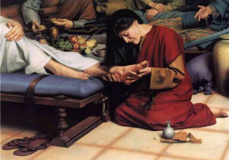Jesus Woman Wash Feet